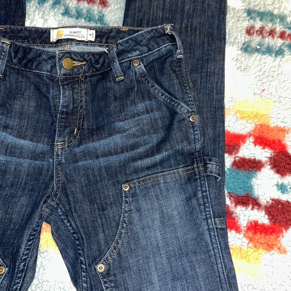 FINAL PRICE DROP Carhartt Blue Straight Leg
